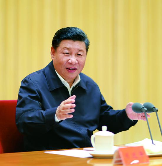 2018年7月3日至4日，全國組織工作會議在北京召開。中共中央總書記、國家主席、中央軍委主席習(xí)近平出席會議并發(fā)表重要講話。 新華社記者 鞠鵬/攝